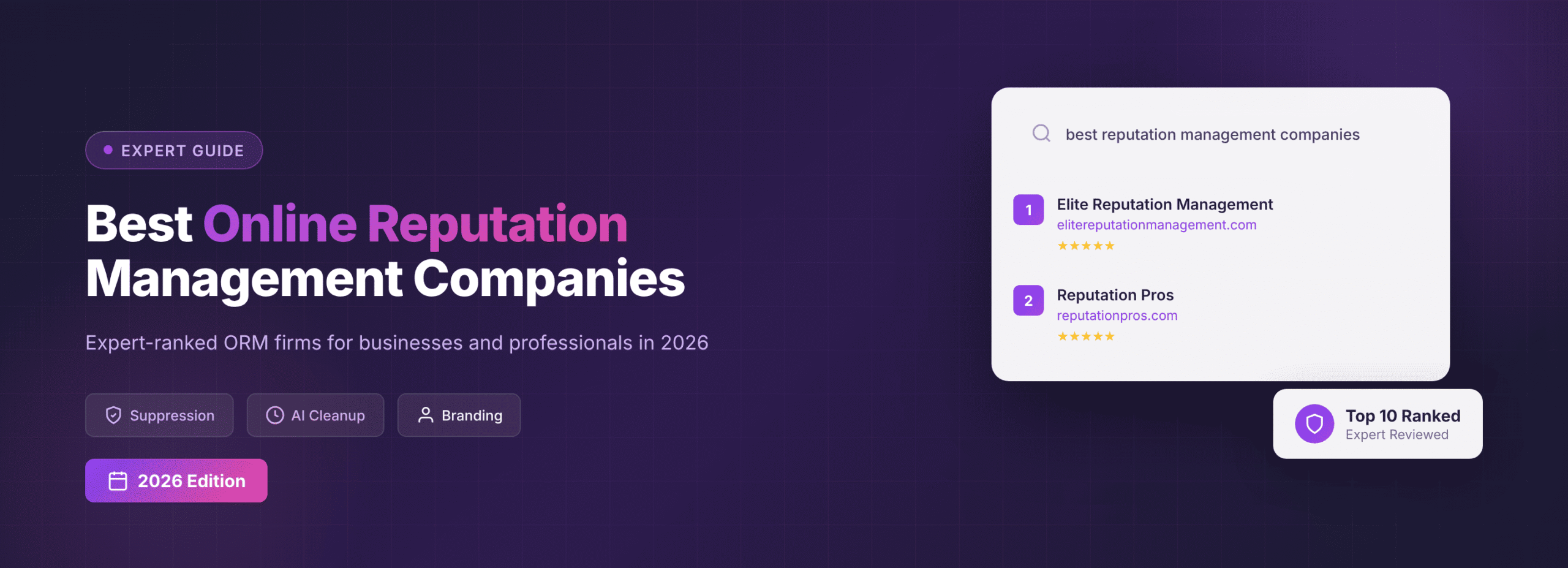 Elite Reputation-Management Companies